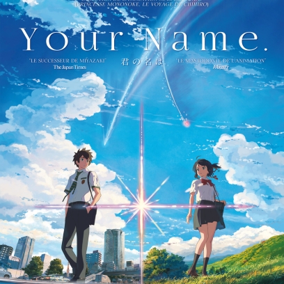 YOUR NAME. de Makoto Shinkai (HC) - Une jeune fille de la campagne et un jeune homme de Tokyo rêvent l'un et l'autre qu'ils échangent de place.